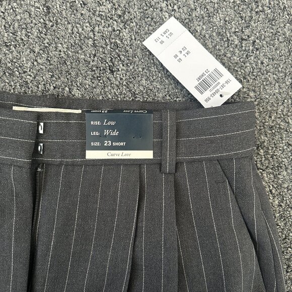 Curve Love A&F Sloane Low Rise Tailored Wide Leg Pant - Picture 7 of 7